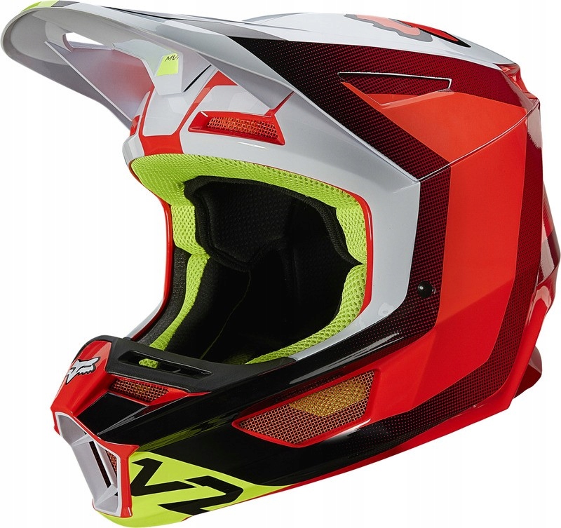 PRILBA NA CROSS MOTOCYKLU FOX V-2 VOKE RED XL
