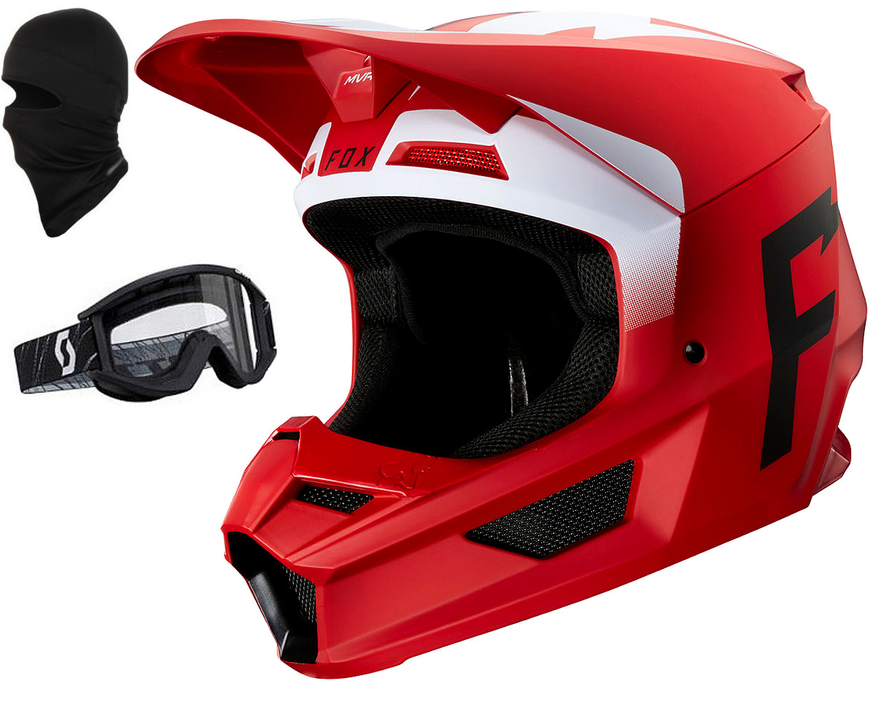 PRILBA NA MOTOCYKLE FOX V1 WERD CROSS QUAD ENDURO L