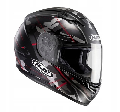 PRILBA NA MOTOCYKLE HJC CS-15 SONGTAN ČIERNA / ČERVENÁ M