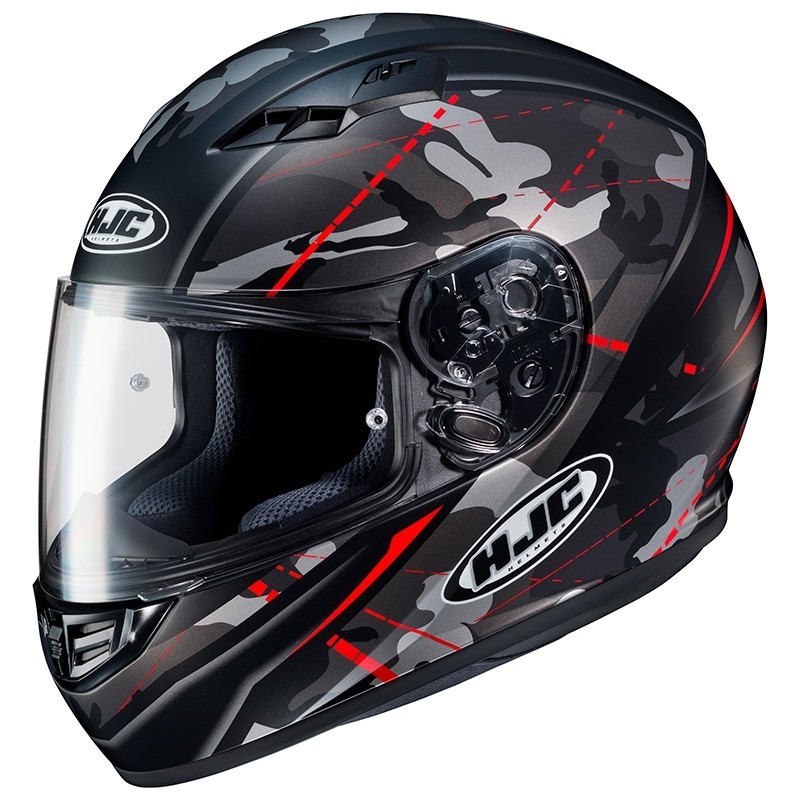 PRILBA NA MOTOCYKLE HJC CS-15 SONGTAN ČIERNA / ČERVENÁ