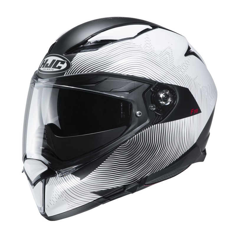 MOTOCYKLOVÁ PRILBA HJC F70 SAMOS BIELA / ČIERNA XL