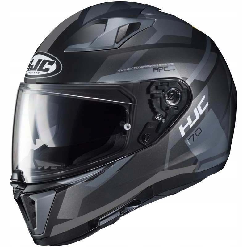 PRILBA NA MOTOCYKLE HJC I70 ELUMA ČIERNA / ŠEDÁ M