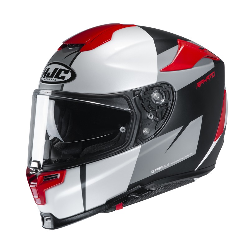 PRILBA NA MOTOCYKLE HJC R-PHA-70 TERIKA ČIERNA / WH / ČERVENÁ XL