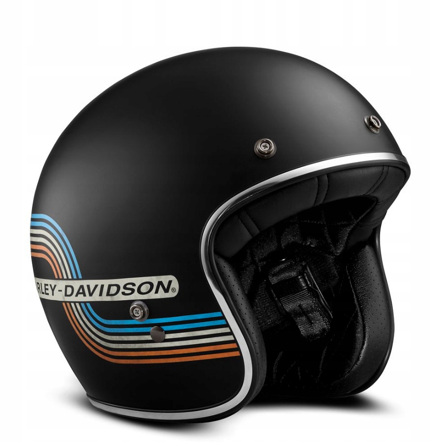 MOTOCYKLOVÁ PRILBA KLASICKÝ OŘECH HARLEY RETRO M