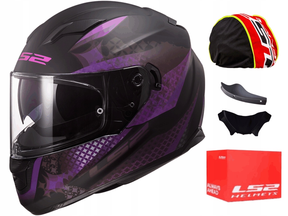 PRILBA NA MOTOCYKLE LS2 FF320 BLENDA LUX - XXS