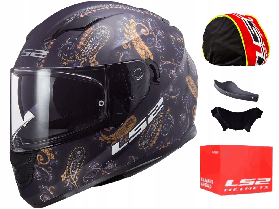 PRILBA NA MOTOCYKLE LS2 FF320 BLENDA PASLY - XXS
