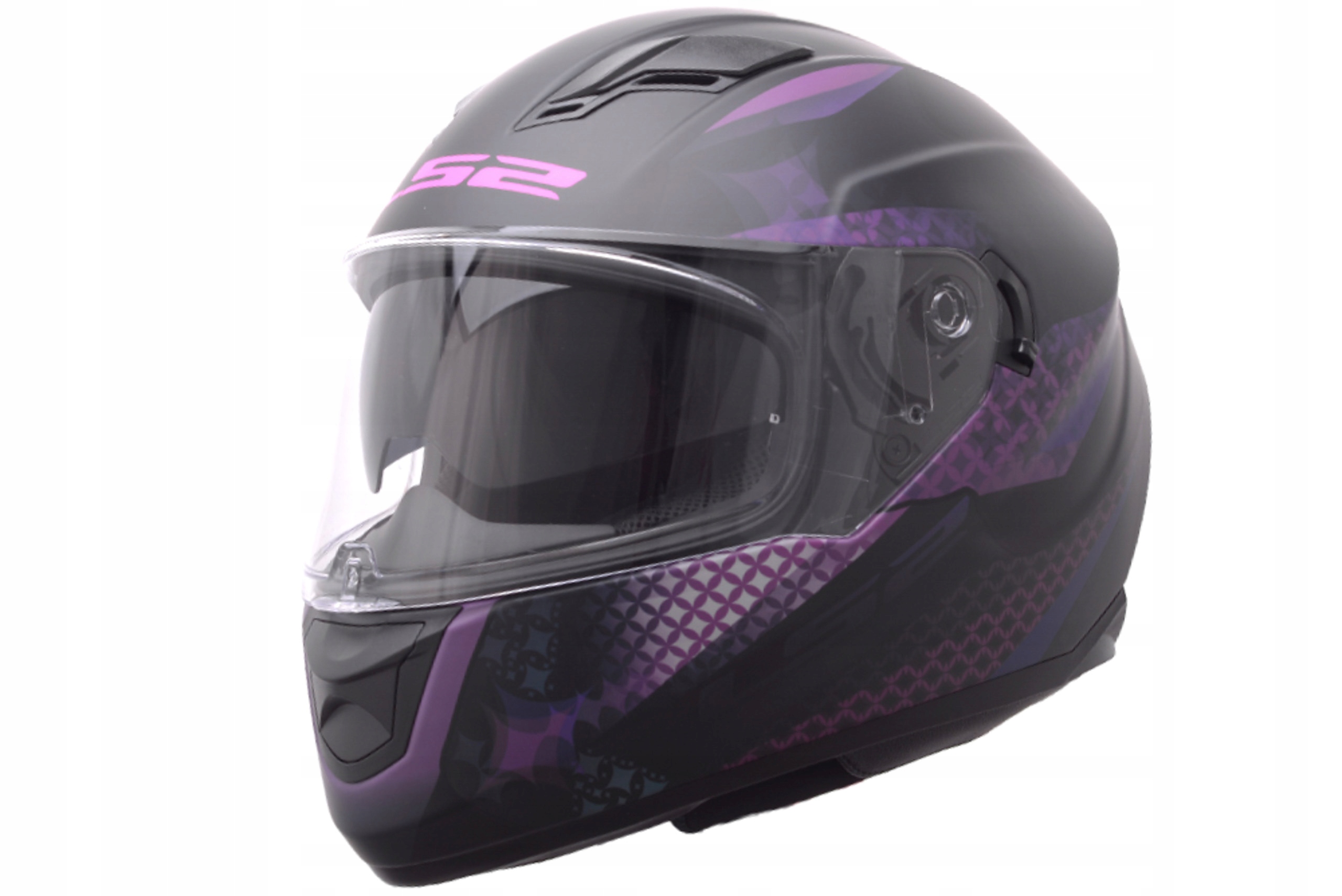 PRILBA NA MOTOCYKLE LS2 FF320 STREAM LUX ČIERNA MAT M