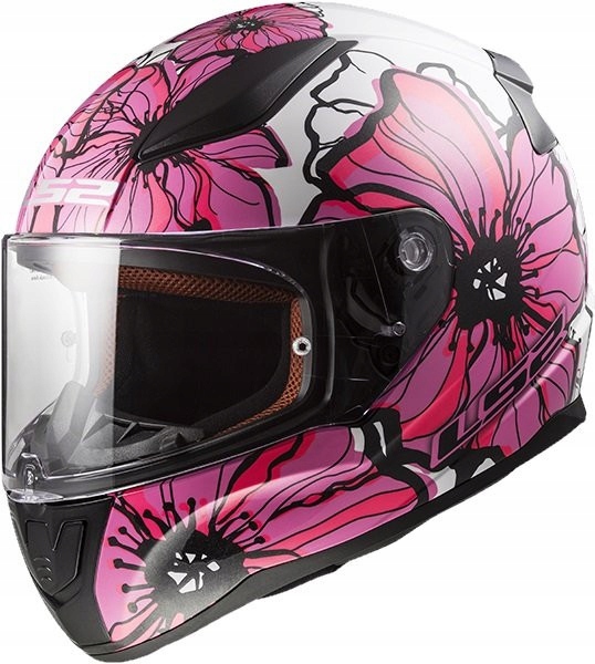 PRILBA NA MOTOCYKLE LS2 FF353 POPPIES PINK S