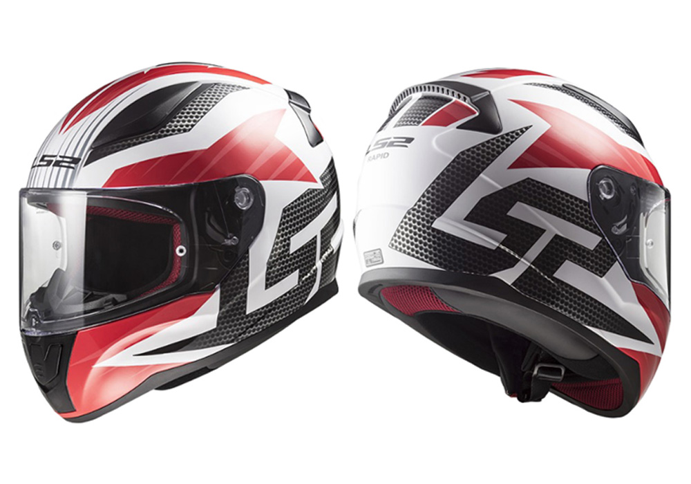 PRILBA NA MOTOCYKLE LS2 FF353 RÝCHLA MREŽA BIELA s
