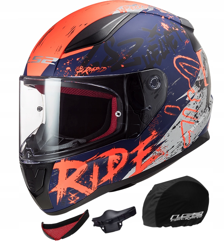 PRILBA NA MOTOCYKLE LS2 FF353 RAPID NAUGHTY - XXL