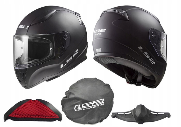 MOTOCYKLOVÁ PRILBA LS2 FF353 RAPID SOLID MATNÁ ČIERNA