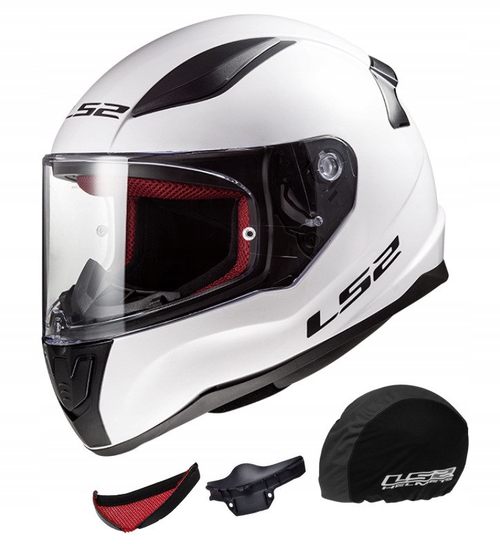 PRILBA NA MOTOCYKLE LS2 FF353 RAPID SOLID WHITE - XL