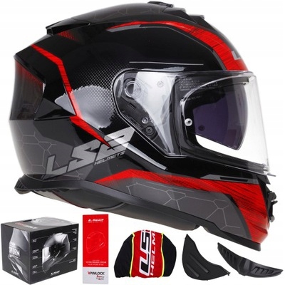 PRILBA NA MOTOCYKLE LS2 FF800 STORM CLASSY RED M