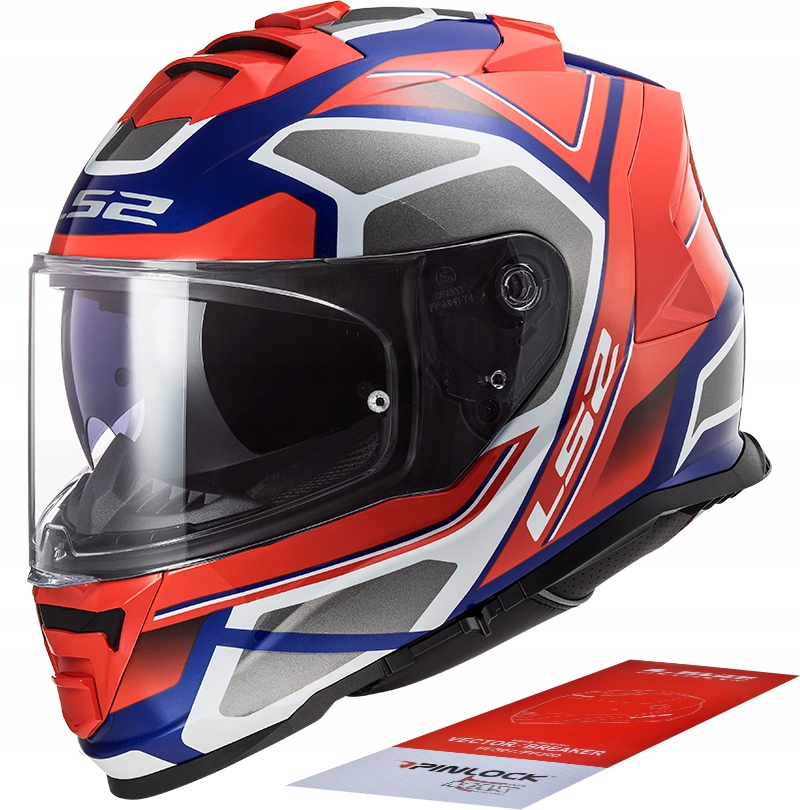 PRILBA NA MOTOCYKLE LS2 FF800 STORM FASTER R / B - L