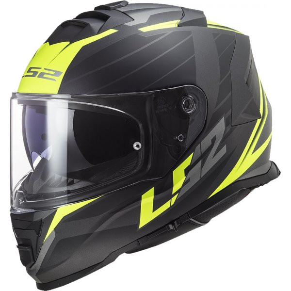 PRILBA NA MOTOCYKLE LS2 FF800 STORM NERVE MATBLAC XS