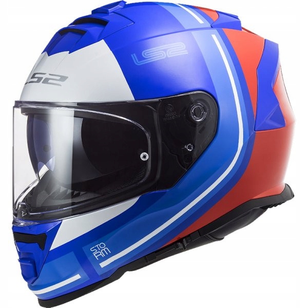 PRILBA NA MOTOCYKLE LS2 FF800 STORM SLANT BLUE RED L