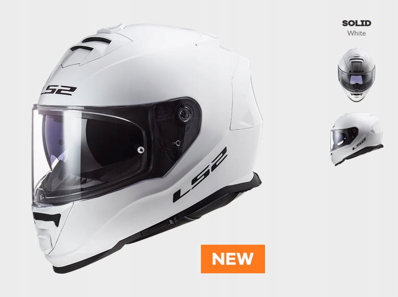 PRILBA NA MOTOCYKLE LS2 FF800 STORM BIELA PINLOCK M