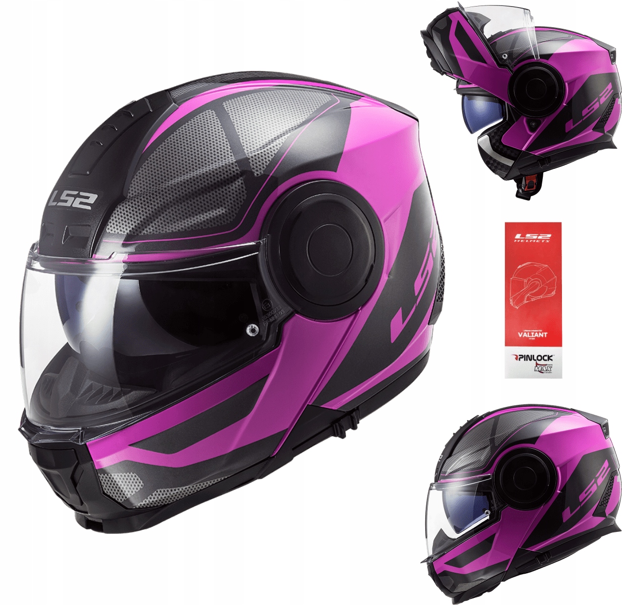 PRILBA NA MOTOCYKLE LS2 FF902 ROZSAH PÔSOBNOSTI + PINLOCK - S