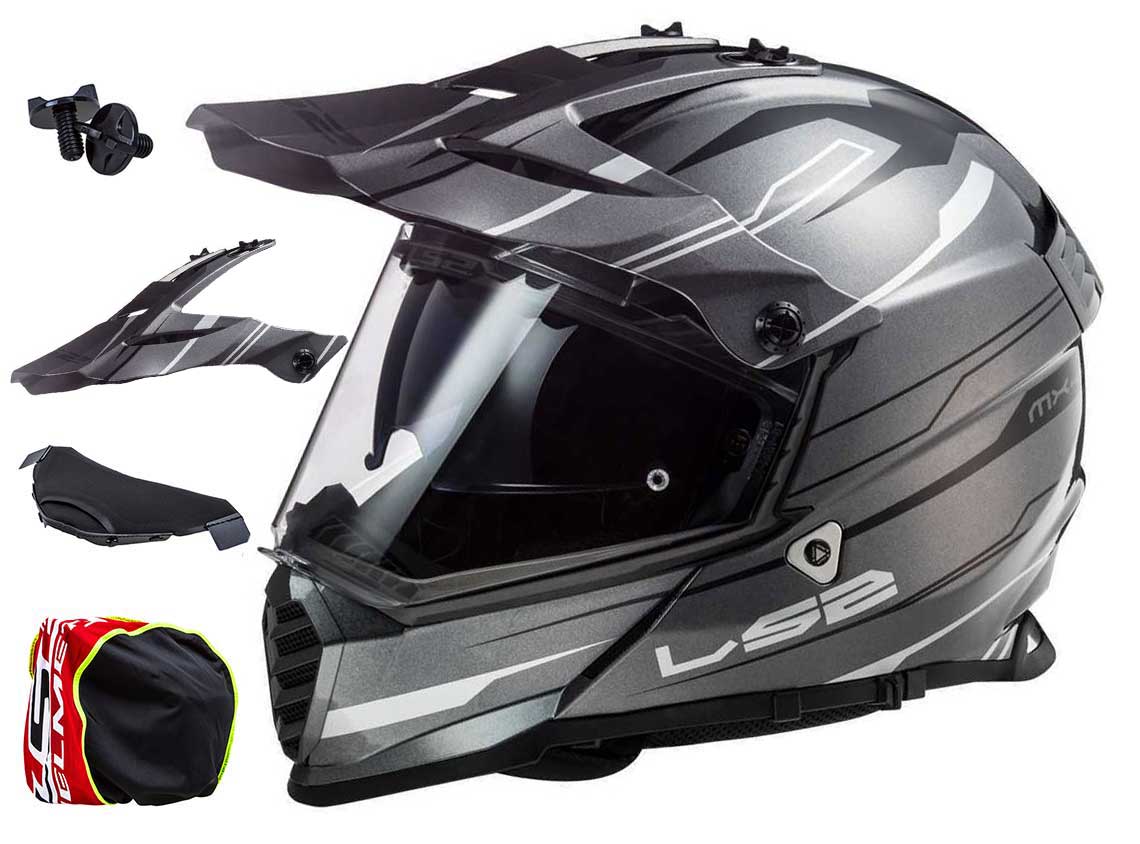 PRILBA NA MOTOCYKLE LS2 MX436 PIONEER EVO KNIGHT 3XL