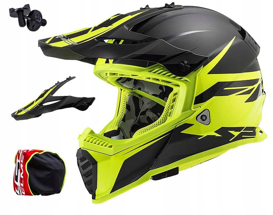 PRILBA NA MOTOCYKLE LS2 MX437 EVO ROAR M QUAD ENDURO