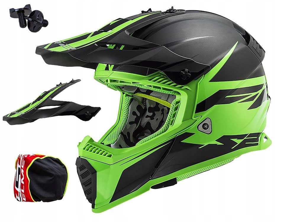 PRILBA NA MOTOCYKLE LS2 MX437 FAST EVO ROAR XS ENDURO