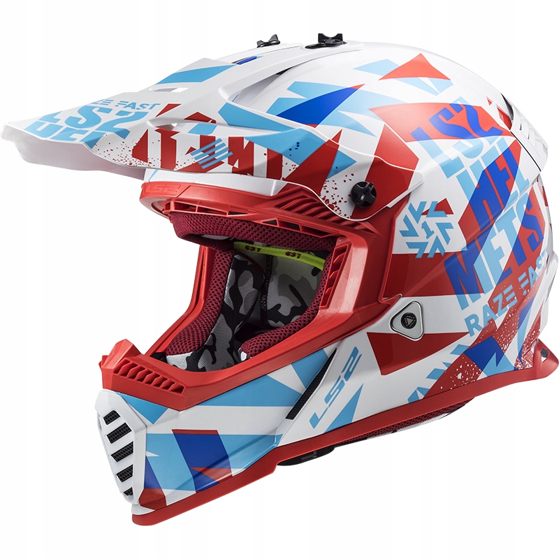 PRILBA NA MOTOCYKLE LS2 MX437 FUNKY - XL