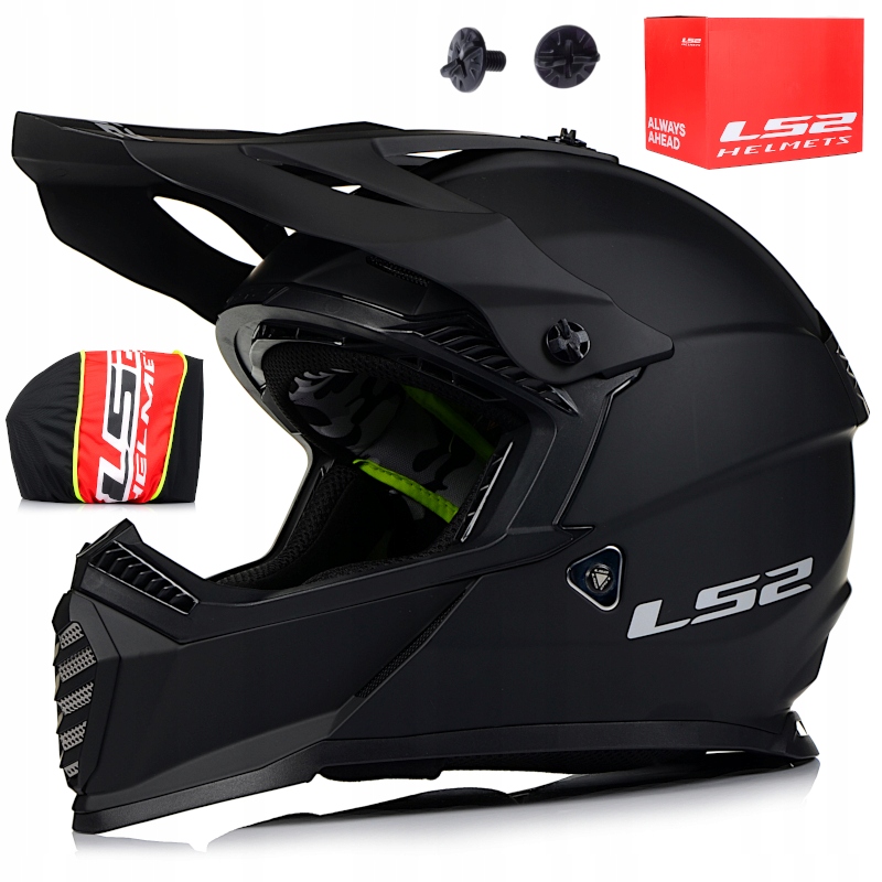 MOTOCYKLOVÁ PRILBA LS2 MX437 MAT CROSS QUAD ATV r.L