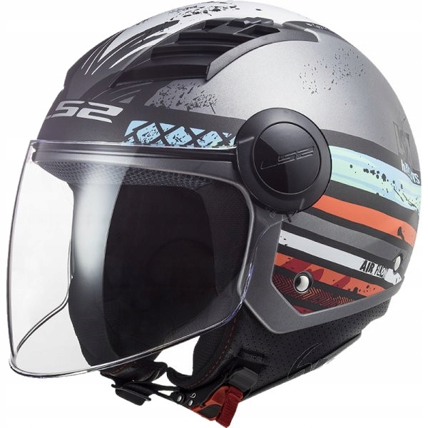 PRILBA NA MOTOCYKLE LS2 OF562 AIRFLOW RONNIE MAT