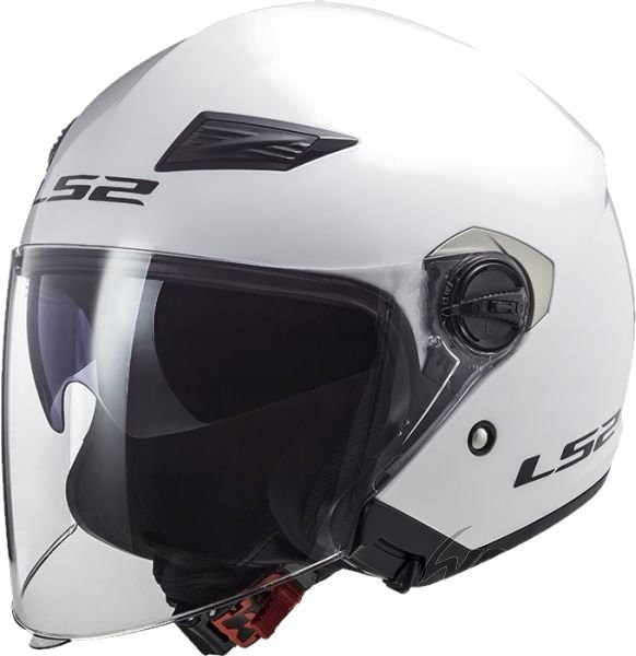 PRILBA NA MOTOCYKLE LS2 OF569 TRACK SOLID WHITE L