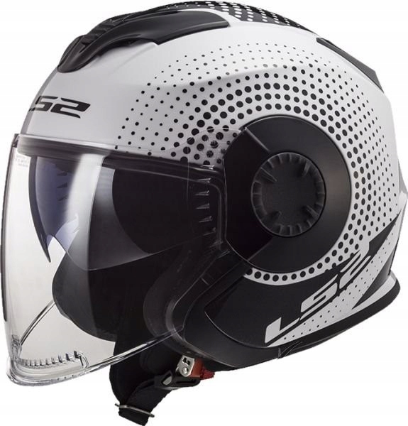 PRILBA NA MOTOCYKLE LS2 OF570 VERSO SPIN WHITE XXXL
