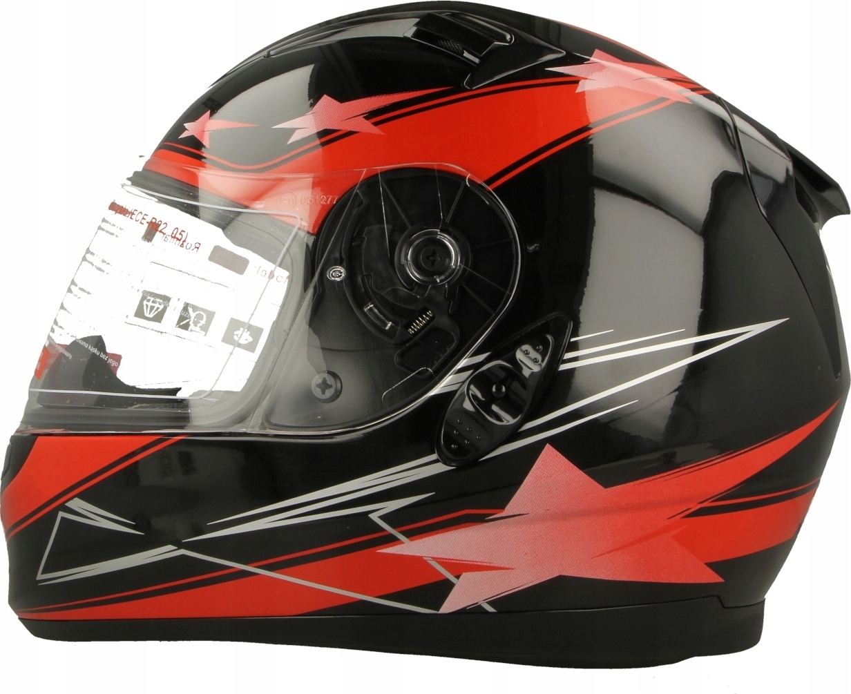PRILBA VCAN V122 ČIERNA CELÁ MOTOCYKLOVÁ Veľkosť: XS