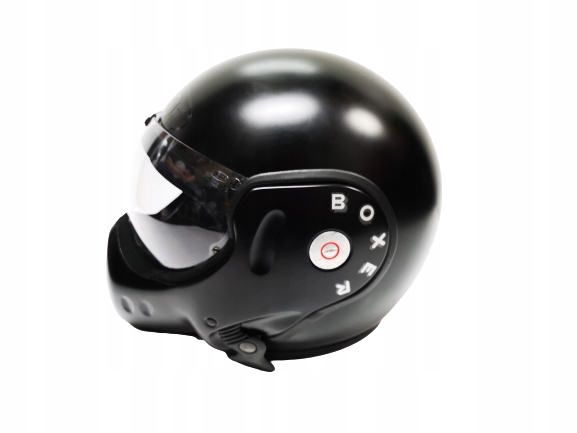 STRECHA BOXER ČIERNA MOTOCYKLOVÁ PRILBA R.XL