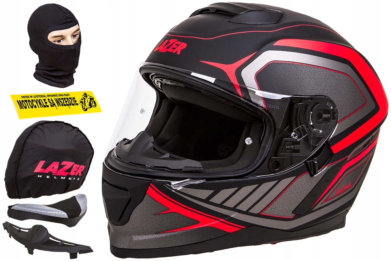 PRILBA NA MOTOCYKLE LAZER RAFALE HEXA r 2XL