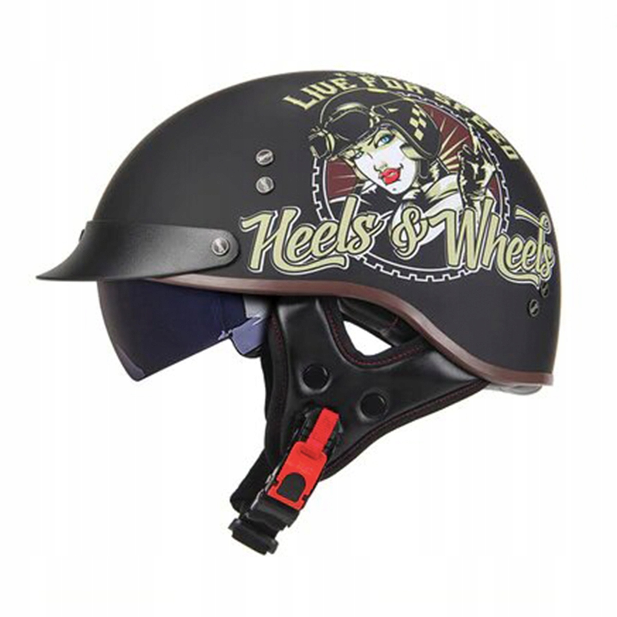 MOTOCYKLOVÁ PRILBA nemecká NUT GXT retro XXL