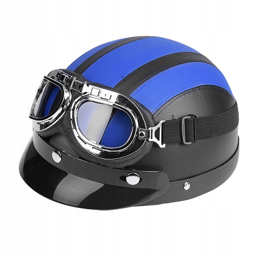 MOTOCYKLOVÁ PRILBA s Ochrannými sklami 54-60 cm