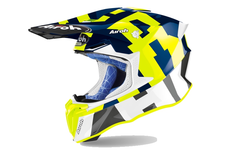 PRILBA AIROH TWIST 2.0 RÁM MODRÁ XL MOTOCYKLOVÁ