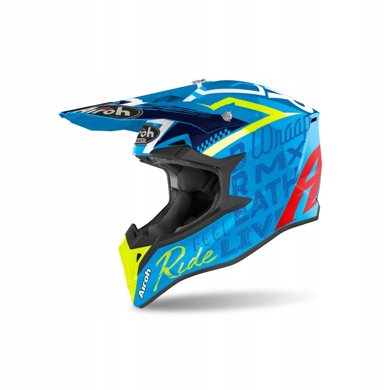 PRILBA NA MOTOCYKLY AIROH WRAAP ULICE AZURE GLOSS M