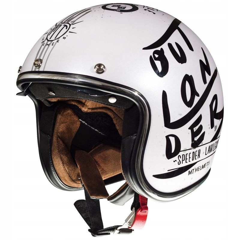 Prilba MT LE MANS 2 OUTLANDER GLOSS PEARL WHITE