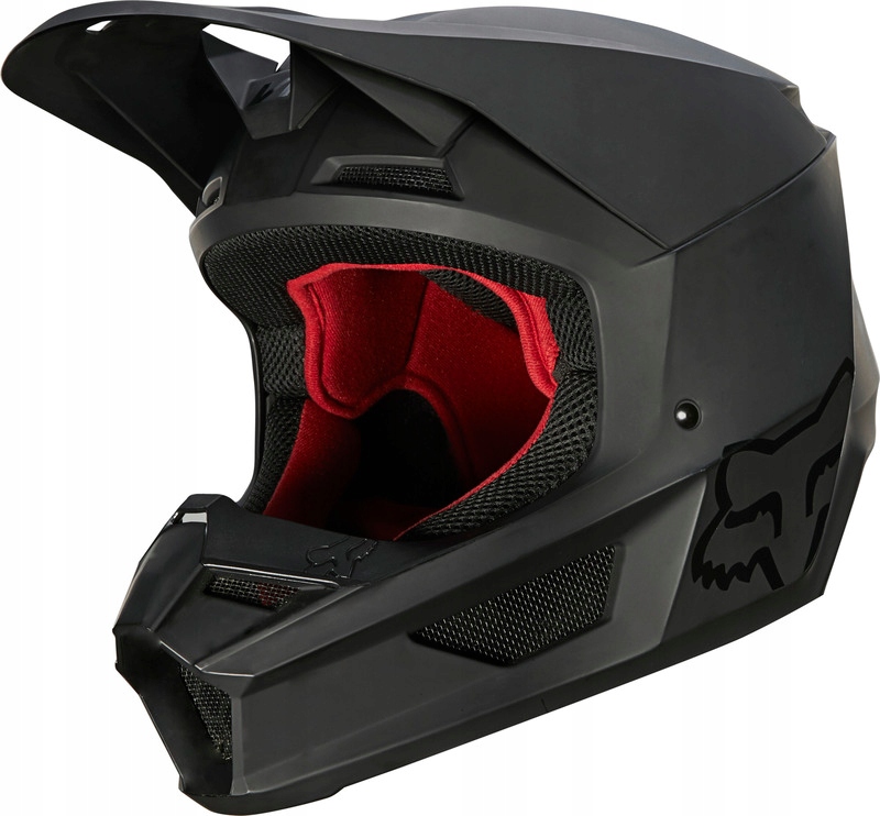 PRILBA CROSSA ENDURO QUAD FOX V-1 ČIERNA MATNÁ S