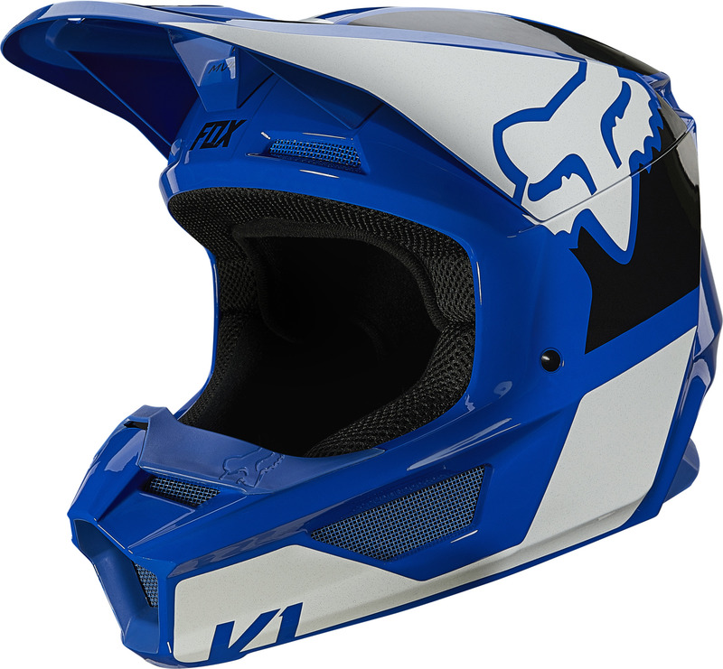 PRILBA CROSSA FOX V-1 REVN MODRÁ YAMAHA NOVINKA S