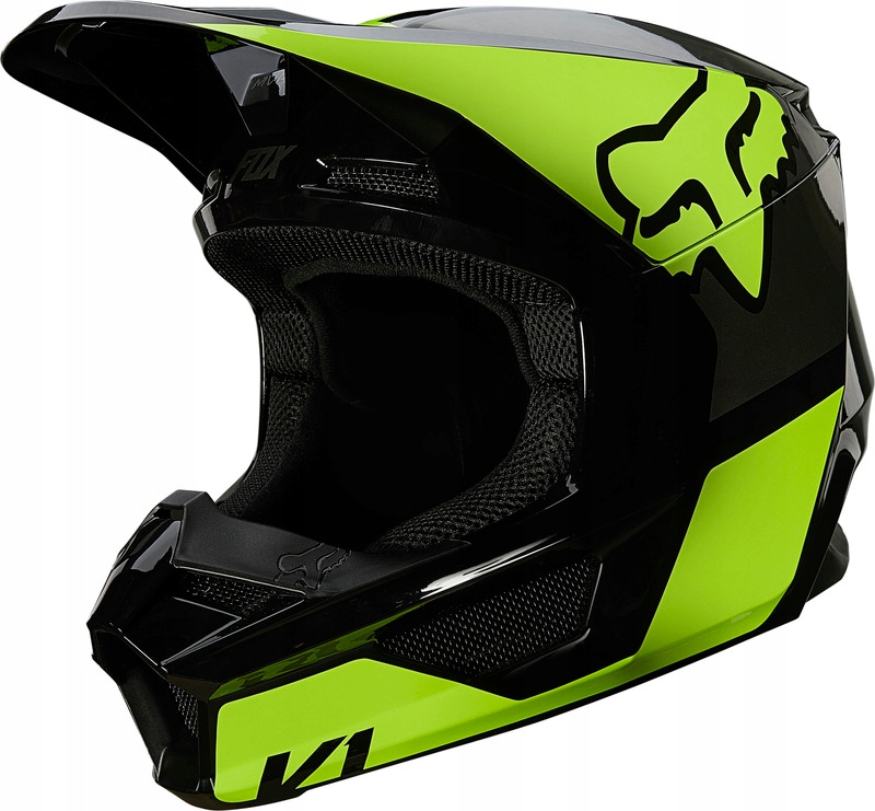 CROSSA FOX V-1 REVN FLUO ŽLTÁ PRILBA NOVINKA S