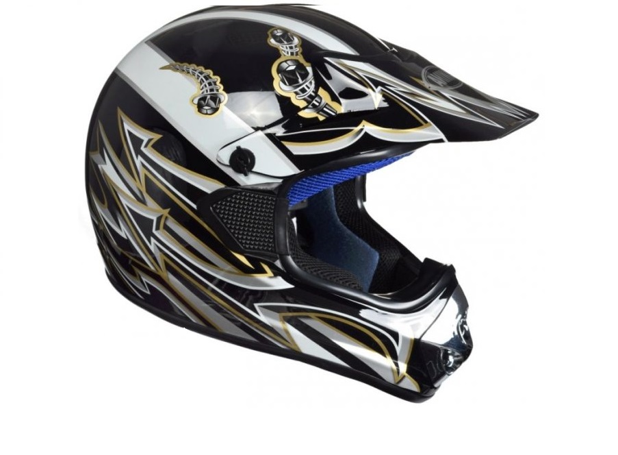 PRILBA ENDURO CROSS QUAD - ČIERNA veľkosť Ľ