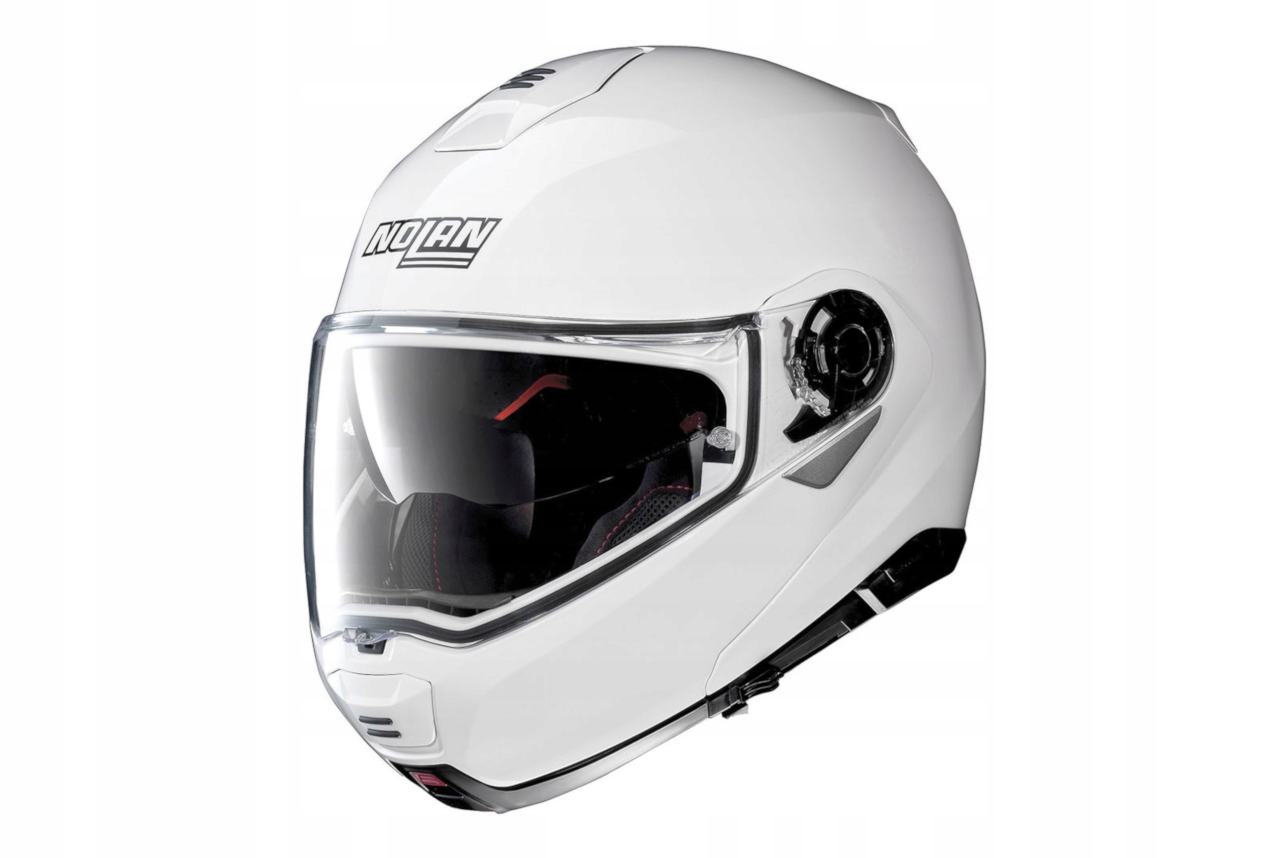 PRILBA NOLAN N100-5 CLASSIC NCOM METAL WHITE 005 XXL