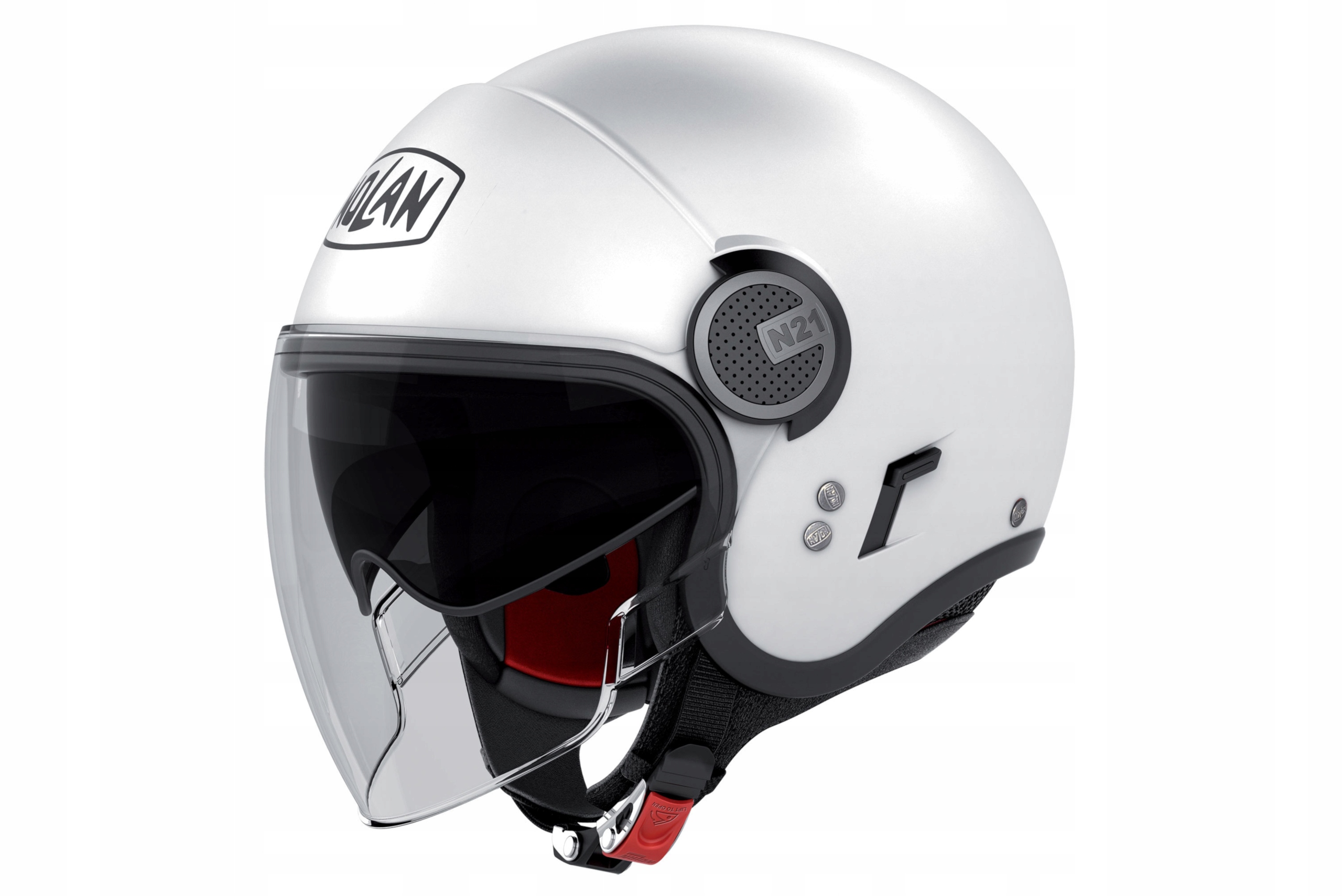 PRILBA NOLAN N21 VISOR CLASSIC METAL WHITE 005 XL