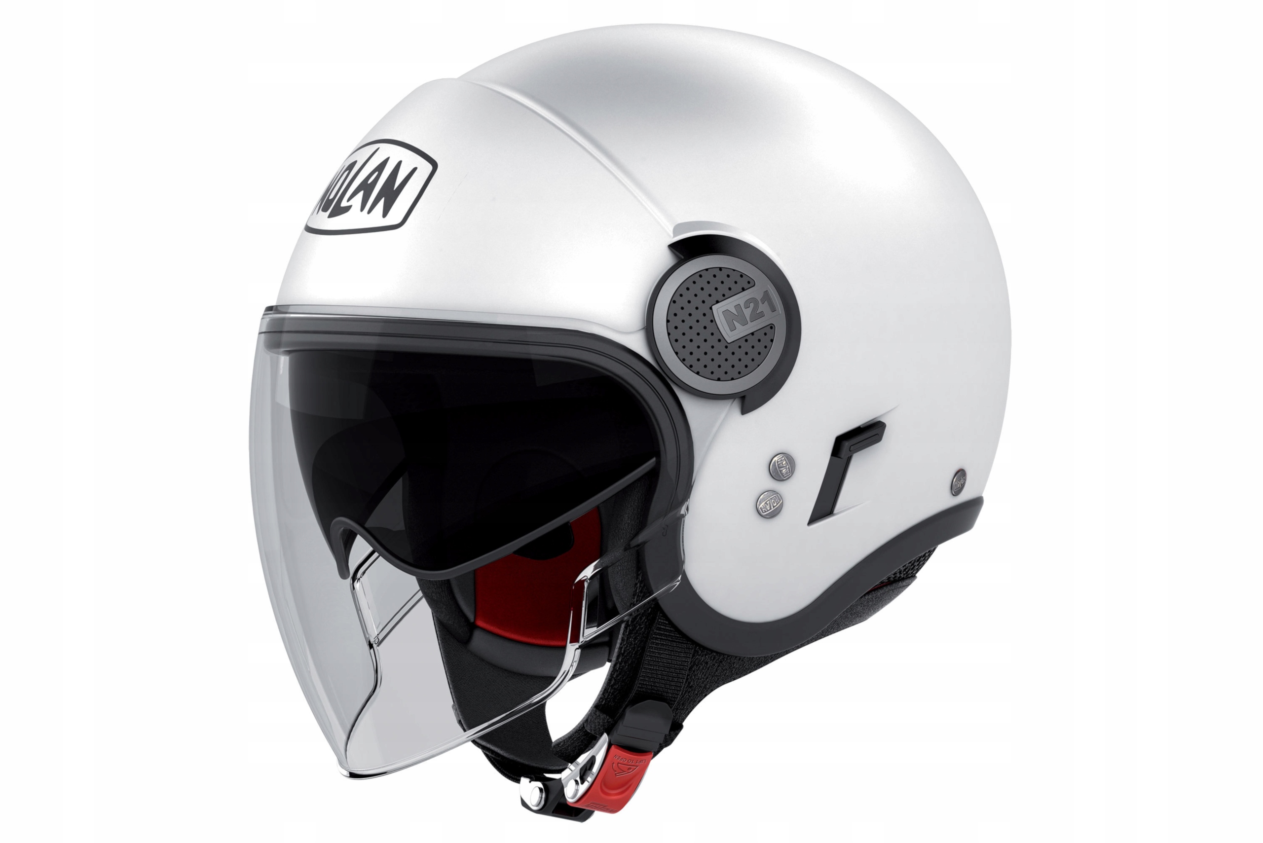 PRILBA NOLAN N21 VISOR CLASSIC METAL WHITE 005 XS