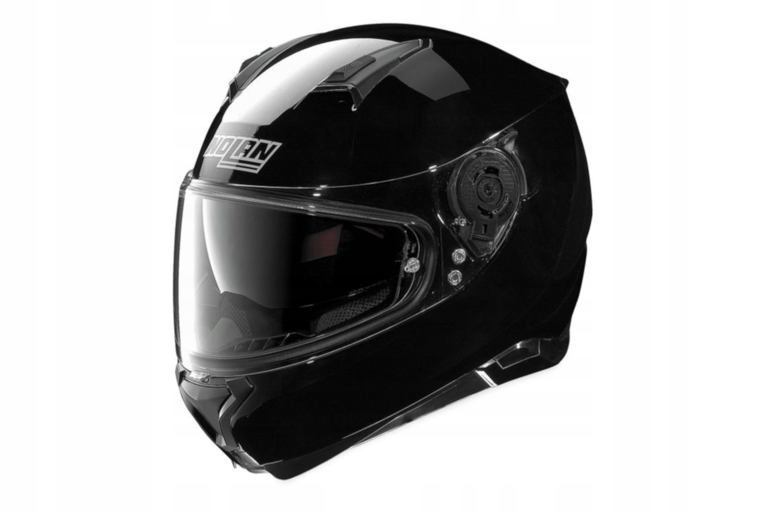 PRILBA NOLAN N87 CLASSIC N-COM GLOSSY BLACK 003 M