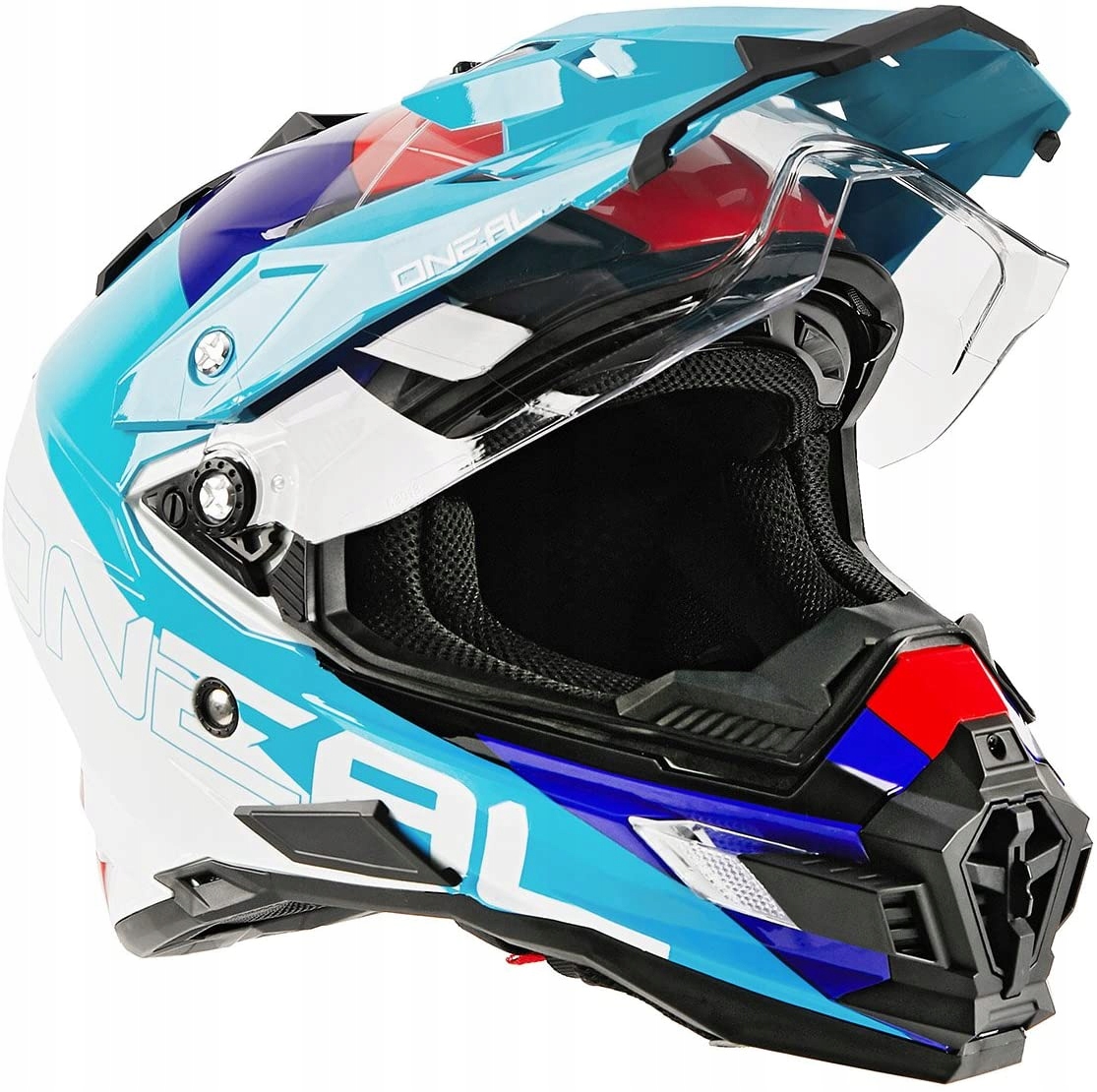 PRILBA O'NEAL SIERRA ADVENTURE EDGE WHT / RED / BLUE R.S