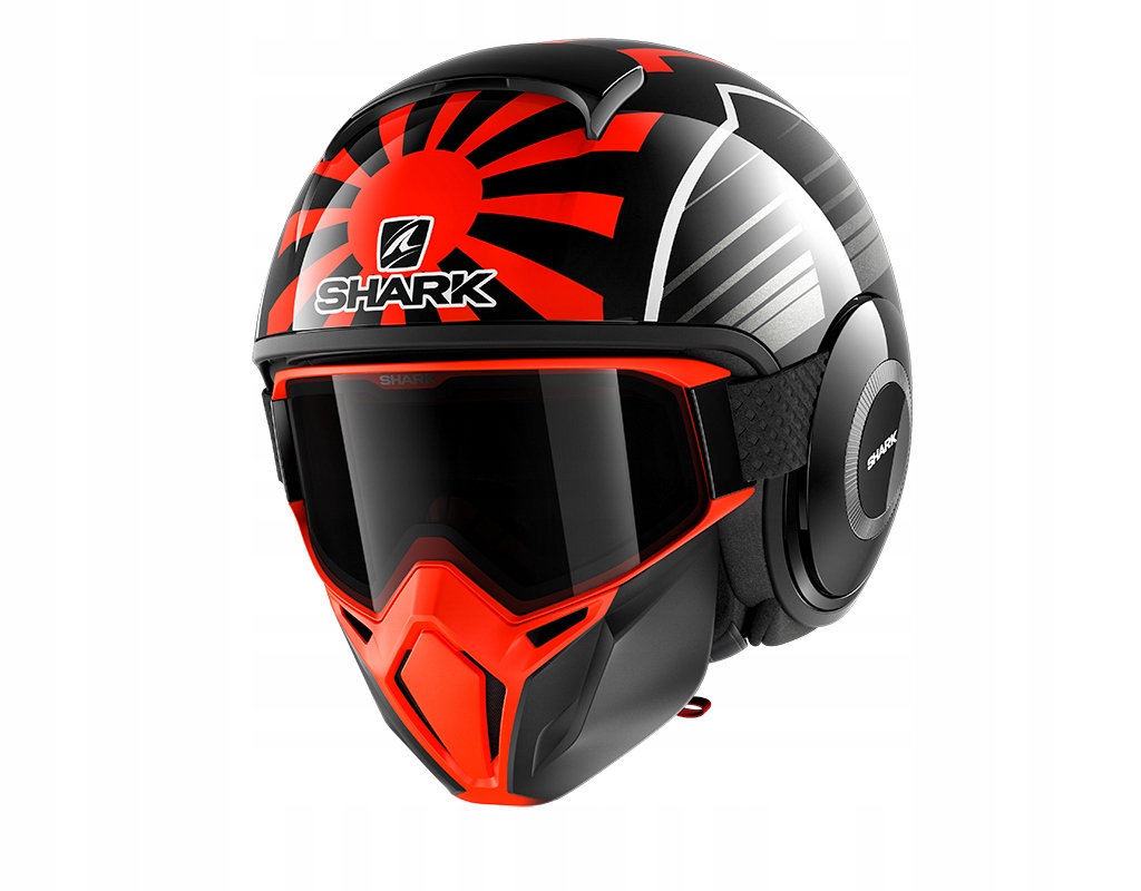 OTVORENÁ PRILBA JET SHARK STREET DRAK ZARCO RED alebo L