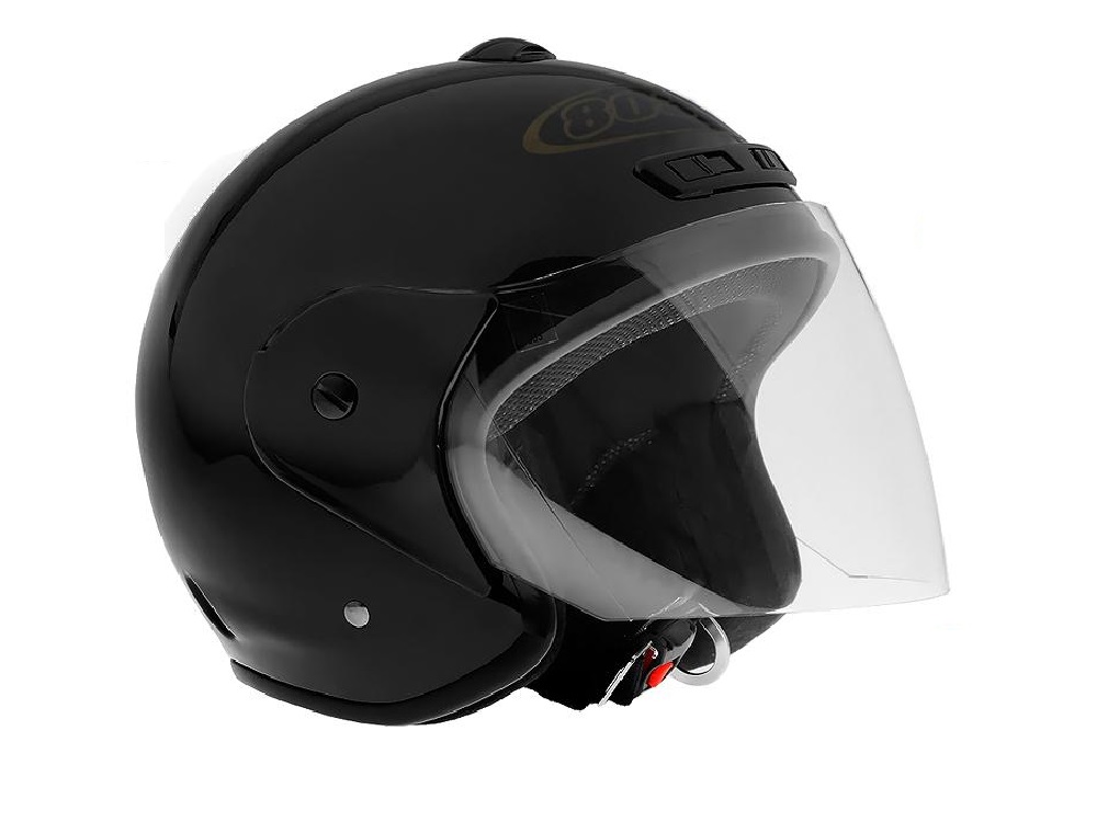 JET U803 BLACK XL CHOPPER OTVORENÁ SKÚMA PRILBY
