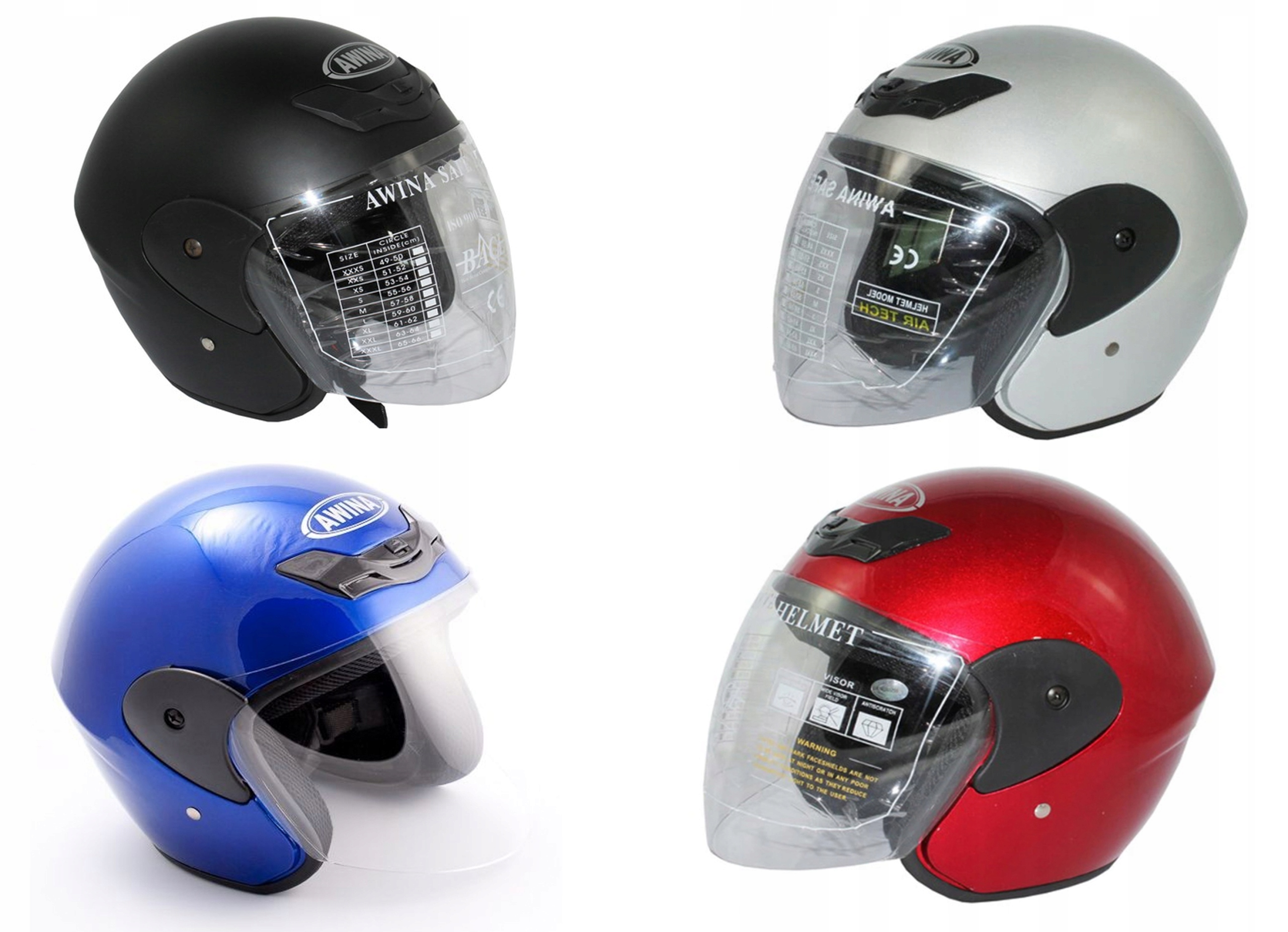 JET OTVORENÚ PRILBU S SKLOM PRE SKÚTRE QUAD MOTOR